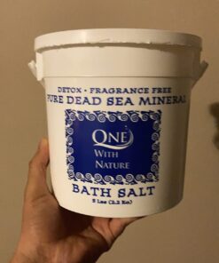 100% Pure Dead Sea Mineral Bath Salt 5Lb Fragrance Free 5 Pound (Pack of 1) 15 71jiFntbFpL