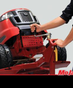 MoJack EZ Max - Riding Lawn Mower Lift, 450lb Lifting Capacity, Fits Most Residential & ZTR Mowers, Space-Saving Folding, Ideal for Mower Maintenance & Repair, Red 1 26 71jj2T6zb6L