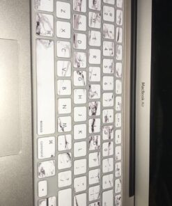 MOSISO Silicone Keyboard Cover Compatible with MacBook Air 13 inch A1466 A1369 2010-2017&Compatible with MacBook Pro 13/15 inch (with/Without Retina Display, 2015 or Older Version), White Marble 30 71jj9YlgPDL 2