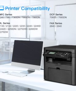 LxTek Compatible Toner Cartridge Replacement for Brother TN-450 TN450 TN420 to compatible with MFC-7360N DCP-7065DN IntelliFax 2840 2940 MFC-7860DW MFC-7460DN HL-2270DW MFC7240 Printer (Black, 4 Pack) 36 71jjN34QgWL