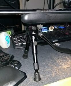 UTG Shooter's SWAT Bipod, Rubber Feet, Height 6.2"-6.7" , Black 45 71jjWb4yaXL