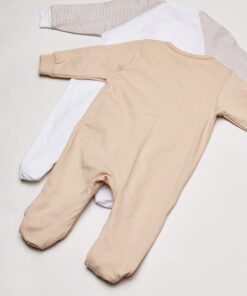 Gerber Baby Girls' 2-Pack Sleep 'N Play 0-3 Months Brown Bear Friends 11 71jjeWdwnVL