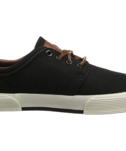 POLO RALPH LAUREN Faxon Low-Top Canvas Sneaker 7.5 Polo Black Cream Canvas 12 71jk2BB QpL