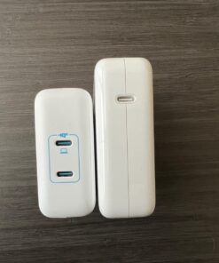 Mac Book Pro Charger, Anker 100W Fast Charger, 2 Port Power Adapter - Compatible With USB C Devices Including MacBook Pro/Air, iPad Pro, iPhone 15/Pro/Pro Max, Google Pixelbook (Cable Not Included) 33 71jkC7itBUL