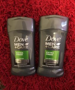 DOVE MEN + CARE Extra Fresh Men's Antiperspirant Deodorant Stick Fresh Twin pack With 72-hour sweat & odor protection with 1/4 Moisturizing Cream & Long-lasting Citrus Scent 2.7 Ounce (Pack of 2) 2.7 Ounce (Pack of 2) 39 71jkMazkcwL