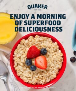 Quaker Instant Oatmeal, Maple & Brown Sugar, Individual Packets, 1.51 Ounce (Pack of 48) 22 71jkX387LEL