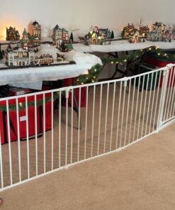 Regalo 192-Inch Super Wide Adjustable Baby Gate and Play Yard, 4-In-1, Bonus Kit, 4 Count (Pack of 1 192-Inch 2-in-1 White Gate 54 71jklwESlxL