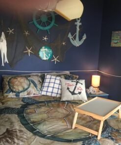 9GreenBox Nautical Decorative Fish Net 5' X 10' - Fish Netting - Rustic Beach Decor 23 71jkxXwXmcL