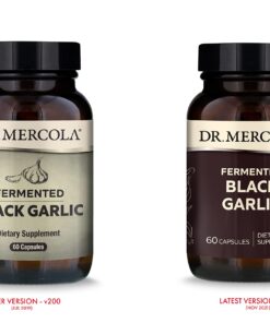 Dr. Mercola Fermented Black Garlic, 30 Servings (60 Capsules), Dietary Supplement, Supports Immune and Blood Pressure Health, Non GMO 60 Count (Pack of 1) 14 71jlCgs2wL