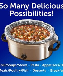 Reynolds Kitchens Slow Cooker Liners, Regular (Fits 3-8 Quarts), 6 Count (Pack of 2), 12 Total 6 Count (Pack of 2) 25 71jmPnQt iS