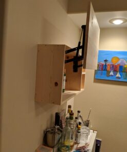 Sauton 1pair Folding Lift up Top Table Mechanism Hardware Fitting Hinge, Gas Hydraulic 44 71jmVoupUqL