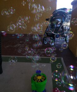 Gazillion Tornado Bubble Machine - Kids Bubble Blower - Blows 4500 Bubbles per Minute - Ideal for Outdoor Fun & Parties - Includes 4 oz. Gazillion Bubble Non-Toxic Solution Green 43 71jmv12Fh7L