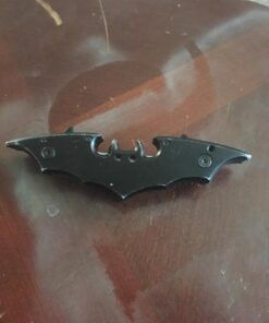 Dark Twin Blade Knife - Double Edge Folding Pocket with clip, 11" Stainless Steel Two Sharp Cut (Black) Black 75 71jn9l1MONL