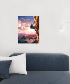 Pyramid America The Legend of Zelda Nintendo Game 24x36 Poster Art Print - Iconic Breath of the Wild Game Art for Fans, Room Decor, Office Decor & Aesthetic Room Decor 9 71jnORVDBL