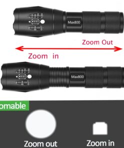 2 Pack LED Tactical Flashlight Water Resistant Military Grade 2000 Lumens 5 Modes Zoom Function Ultra Bright Torch 2 pack 27 71joqQQpIGL