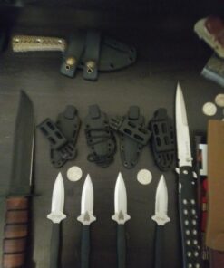 Cold Steel 49NDEZ Hide Out Blade Knife, Black/Silver 26 71jpPcPY2AL