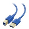 Cable Matters USB 3.0 Cable (USB 3 Cable, USB 3.0 A to B Cable) in Blue 6 ft 6 Feet 1 13 71jpxz3r9VL