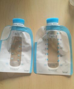 Kiinde Twist Pouch Direct-Pump Direct-Feed Twist Cap Breast Milk Storage Bags for Pumping, Freezing, Heating and Feeding, Pre-Sterilized, 6 Ounce, pack of 80 6oz 6 Ounce (Pack of 80) 36 71jqQs7AqiL