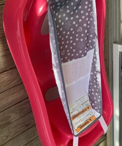 The First Years Newborn to Toddler Baby Bath Tub - Convertible 3-in-1 Baby Tub with Removable Sling - Ages 0 to 24 Months - Sure Comfort - Pink Deluxe Tub 32 71jsBw7bVhL