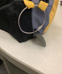 BlueCosto 10x Pure Stainless Steel Strap String Wire Loop for Luggage Tags Keychain Wire Ring Cable 10 Pack 13 71jt0hQI3qL