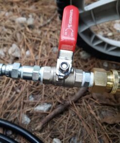 Sewer Jetter Kit 1/4" NPT x 50' Hose & 4.5 Orifice Button Nose Nozzle 4000 PSI 1/4 in. 31 71jtb 5LeWL