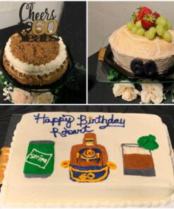 LVEUD Black Font Golden Numbers Cheers to 60 Years Happy Birthday Cake Topper -Wedding,Anniversary,Birthday Party Decorations (60th) 27 71jtbRs9OXL