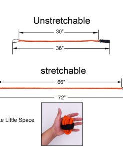 Alternative view of YYST Orange Paddle Leash Paddle Holder Tool Lanyard - No Paddle Orange X 4 Pack