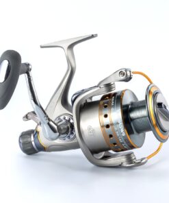Yoshikawa Baitfeeder Spinning Reel Fishing 5.5:1 11 High Power Stainless Ball Bearings 30Lb Drag Right Left Hand Saltwater Freshwater Reversible Front Rear Drag Live Liner 3000-6000 5000 15 71judoyBovL