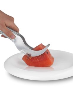 IPAC Watermelon Slicer – Angurello The Original Italian Designed Watermelon Cutter that Makes Slicing Watermelon Fast and Easy – Premium Grade Stainless Steel 12 71jvDHcd21L