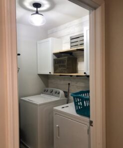 CLAXY Vintage Metal Glass Ceiling Light 1-Light Pendant Lighting Chandelier Oil-Rubbed Bronze 35 71jvDW1VJ1L