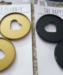 me & my BIG ideas Plastic Expander Discs, Black - The Happy Planner Scrapbooking Supplies - Add Extra Pages, Notes & Artwork - Create More Space for Notebooks, Planners & Journals - Expander Size 33 71jvrQIxlGL