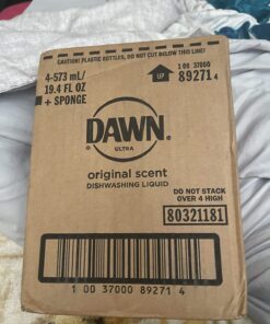 Dawn Ultra Dishwashing Liquid Dish Soap (4x19.4 Fl oz) + Non-Scratch Sponge (2 Count), Original Scent 77.60 Fl Oz (Pack of 1) 28 71jwZkhtiNL