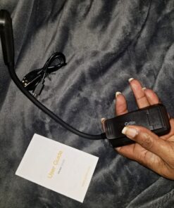 Gritin 9 LED Rechargeable Book Light for Reading in Bed - Eye Caring 3 Color Temperatures,Stepless Dimming Brightness,80 Hrs Runtime Small Lightweight Clip On Book Reading Light for Kids,Studying Black 45 71jwmQMtnjL