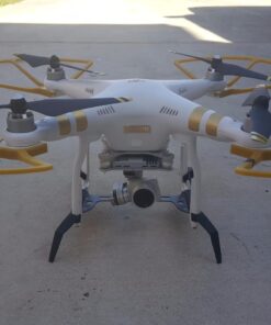 DJI Phantom 2 & 3 Series Carbon Fiber Reinforced Self-Tightening Propellers Props, 24 x 12.7cm, 2 Pack, Black with Yellow Stripes 16 71jx PmhFOL