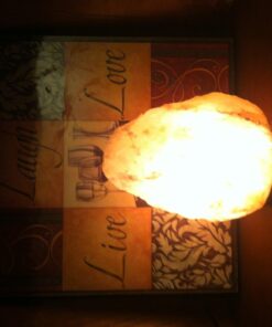 Himalayan Glow HS-1003 Himalayan Hand Carved Crystal Salt Lamp with Wooden Base, 6-7 LBS, Pink 55 71jxnUx3VmL