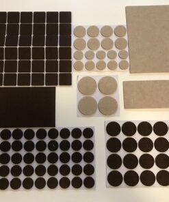 Felt Furniture Pads X-PROTECTOR 133 PCS Premium Furniture Pads - Felt Pads Furniture Feet Best Wood Floor Protectors - Protect Your Hardwood & Laminate Flooring! Brown and Beige 133 PCS Brown & Beige 42 71jxpO9GQFL