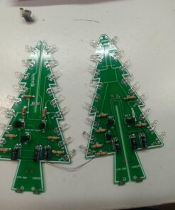 Christmas Tree Soldering Project, Icstation 3D Xmas Tree Soldering Kit with LED Flashing Lights Soldering Practice 7 Colors DIY Electronic Assemble Kit for Learning Teaching STEM Educational Multicolored 54 71jyltx zL