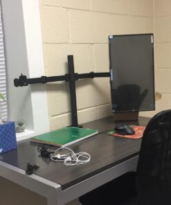 Sceptre E205W-1600 20" 75Hz Ultra Thin LED Monitor HDMI VGA Build-in Speakers, Metallic Black (2018 version) Single 46 71jypJ5hLUL