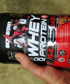 Six Star Whey Protein Powder Whey Protein Plus Whey Protein Isolate & Peptides Lean Protein Powder for Muscle Gain Muscle Builder for Men & Women Chocolate, 2 lbs (Package May Vary) 23 71jz8Rk82AL