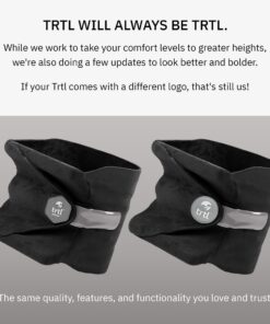 trtl Travel Pillow for Neck Support- Super Soft Neck Pillow with Shoulder Support and Cozy Cushioning Lightweight and Easy to Carry - Machine Washable - Black 29 71jzhdk1kpL