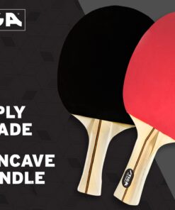 STIGA Performance 2 and 4-Player Ping Pong Paddle Set - Includes Performance Level Table Tennis Rackets and 3-Star ITTF Approved Balls 4 Player Set 14 71jzsuWQRL
