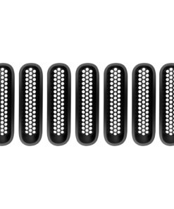 Hooke Road for Jeep Wrangler JK Grill Inserts, Matte Black Front Mesh Grille Cover Guard Clip-in for Jeep JK Wrangler & Wrangler Unlimited 2007-2018 Accessories 31 71k0MQvAShL