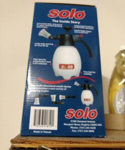 Solo 418 One-Hand Pressure Sprayer with Ergonomic Grip for Gardening, Fertilizing, Cleaning & General Use Spraying, 1 Liter 1 Litre 43 71k0TgkkxL