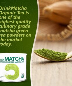 DrinkMatcha Organic Matcha Green Tea Powder 1 LB 100% Pure Matcha by MATCHA DNA | Nothing Added | Perfect for Lattes, Smoothies, Baking (16 Ounce) 18 71k1DuEePtL