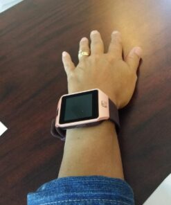 Padgene Bluetooth Smartwatch,Touchscreen Wrist Smart Phone Watch Sports Fitness Tracker with SIM SD Card Slot Camera Pedometer Compatible with Android Smartphone for Kids Men Women Gold 28 71k1Jmt4lEL