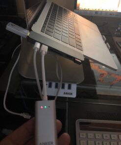 Anker USB C to Gigabit Ethernet Adapter, Aluminum Portable USB C Adapter, for MacBook Pro, MacBook Air 2018 and Later, iPad Pro 2018 and Later, XPS, and More Silver 87 71k1NlCg7wL