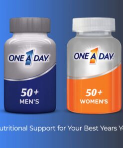 One A Day Men’s 50+ Multivitamins, Supplement with Vitamin A, Vitamin C, Vitamin D, Vitamin E and Zinc for Immune Health Support*, Calcium & more, 175 count 26 71k1cdeqOUL 1
