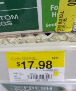 2 Rolls 8-Inch-by-50-Foot Vacuum Food Sealer Bags - Compatible with Foodsaver Machines - Embossed Commercial Grade Make-Own-Size Sous Vide or Storage 1 32 71k2I1wj65L