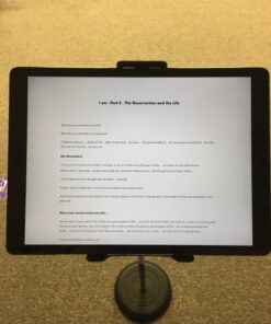 Accessory Basics EasyAdjust cymbal Microphone Mic Stand Tablet Mount for Most Tablets & Large Size Cell Phones Smartphone (Zoom Compatible) 35 71k3GDfqyfL