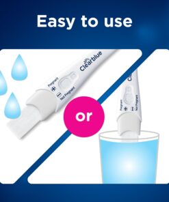 Clearblue Rapid Detection Pregnancy Test, Home Pregnancy Kit, 3 Count 3 Count (Pack of 1) 26 71k3OobGZLL